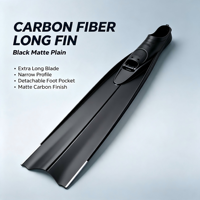 Palmes de plongée en fibre de carbone 3K haute rigidité, lame longue 100 cm, compétitives pour la pêche sous-marine, poche de pied intégrale en TPR, vente en gros personnalisée
