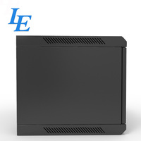 Kabinet Server Dinding LE 19 Inch 6U 9U 12U 15U 18U Rak Jaringan Standar IEC297-2 Baja Canai Dingin SPCC 600mm