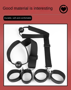Jouets sexuels pour adultes, BDSM, bâillon, menottes, bondage, jouets sexuels pour l'entraînement, jouets sexuels pour adultes - Product Image 4