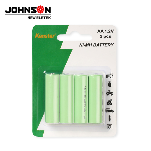AA Rechargeable NiMH Battery 1.2V 2400mAh High Capacity for Solar/IoT/Medical/Toys-CE/RoHS Certified OEM Bulk Packs