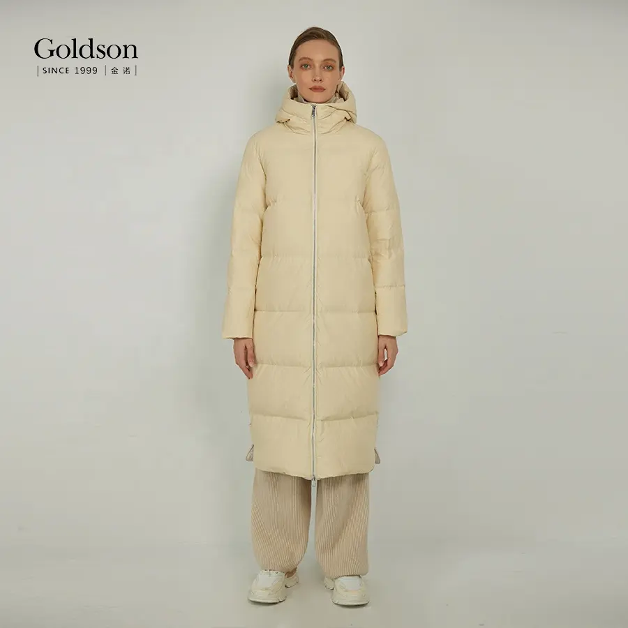 Women's Down Coats Korean Style Fashion Women's Jacket Coat Gray Long Winter Women's Full