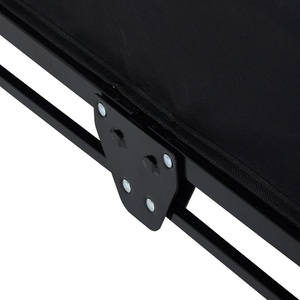Chariot pliable convertible 3-en-1 avec siège-banc et rangement, chariot utilitaire robuste pour le camping, la <span class=keywords><strong>plage</strong></span>, les sports, le jardin - Product Image 5