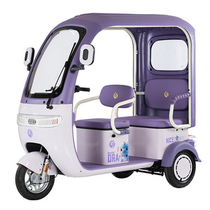 รถสามล้อไฟฟ้า 48V 11-20 กม./ชม. มีหลังคา ใช้ได้ทั้งบรรทุกคนและสินค้า เหมาะสำหรับเด็กและผู้สูงอายุ - Product Image 2
