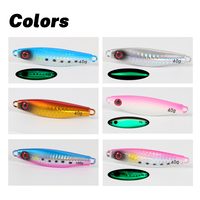OEM 30g 40g 60g 80g 100g leurre usine vente directe fourniture métal jig plomb jigging leurre de pêche