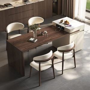Hongxiang Extendable Solid Wood Dining Table Rectangle Box-frame Structure For Dining Room - Product Image 3