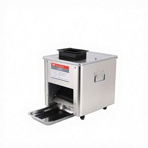 Nueva Máquina Cortadora de Carne Eléctrica Comercial Automática de Acero Inoxidable con Grosor Ajustable, Rebanadora Pequeña Portátil - Product Image 2