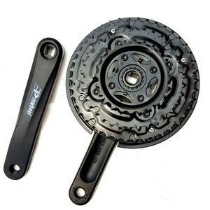 <span class=keywords><strong>Pédalier</strong></span> de vélo en alliage d'aluminium <span class=keywords><strong>Prowheel</strong></span> 170 mm 24/34/42T 6/7/8 vitesses, pignon et manivelle - Product Image 2