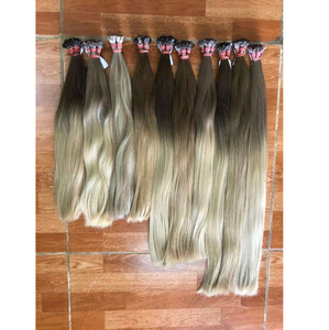 Extensions de cheveux naturels de haute qualité, ondulées, ombrées, avec closure en dentelle, double épaisseur, provenant du Vietnam - Product Image 5