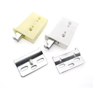 Cintre d'armoire de cuisine en plastique-Matériel de suspension à double usage exposé dissimulé pour meubles - Product Image 5