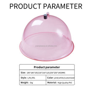 Venda quente Vácuo Terapia Copos Tamanho Grande 180/210/250ml Mama Nádega Forma Ventosas Massagem Corpo Cupping - Product Image 2