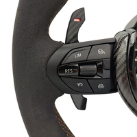 Volant sport en cuir M avec palettes de changement de vitesse en carbone pour BMW F10 F15 F16 F20 F25 F26 F30 F32 F33 F36 M3 F80 M4 F82