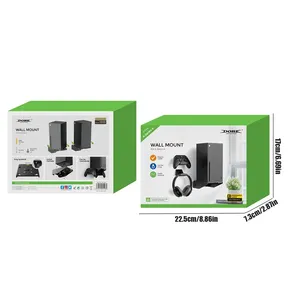 Soporte montado en la pared para <span class=keywords><strong>Xbox</strong></span> <span class=keywords><strong>Series</strong></span> <span class=keywords><strong>X</strong></span> Soporte de controlador de juego giratorio Soporte de auriculares para juegos Prevención de caídas Extraíble - Product Image 6