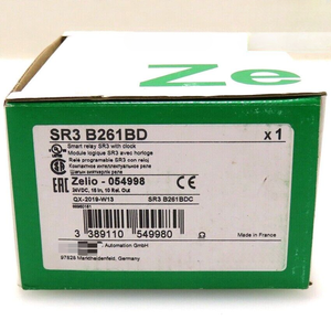 وحدة تحكم PLC أصلية جديدة جاهزة للتسليم طراز SR3 B261BD مخصصة للأتمتة الصناعية - Product Image 1