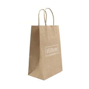 Bolsa de Papel Kraft para Comida para Llevar, con Logotipo Personalizado Impreso, Precio de Fábrica, OEM ODM - Product Image 4