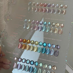 थोक <span class=keywords><strong>2025</strong></span> नई हॉट बिक्री राउनी चांदनी बिल्ली आंख नाखून जेल सेट 40 रंग गैर-विषाक्त यूव जेल की स्थापना सैलून डिय - Product Image 3