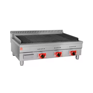 <span class=keywords><strong>Parrilla</strong></span> de <span class=keywords><strong>piedra</strong></span> volcánica de sobremesa de <span class=keywords><strong>gas</strong></span> de cabeza simple/cabeza doble/cabeza triple de acero inoxidable de alta eficiencia - Product Image 4