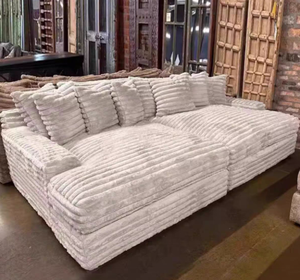 Juego <span class=keywords><strong>de</strong></span> Sofá Cama Modular <span class=keywords><strong>de</strong></span> Piel Sintética <span class=keywords><strong>de</strong></span> <span class=keywords><strong>Conejo</strong></span>, Diseño Reclinable con Funda Extraíble para Dormitorios <span class=keywords><strong>de</strong></span> Hotel y Espacios <span class=keywords><strong>de</strong></span> Estar - Product Image 4