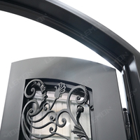 Porte en fer forgé double professionnelle, designs de portes d'entrée, bonne qualité, moderne, sécurité, porte en fer forgé pour la maison