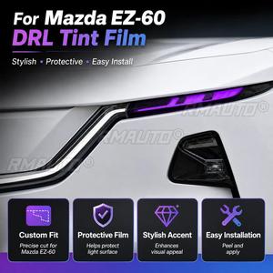 StarNav para Mazda EZ-60 2025+ Accesorios para Coche, Película Tintada DRL, Adhesivo Decorativo para Faros Delanteros con Cambio de Color - Product Image 4
