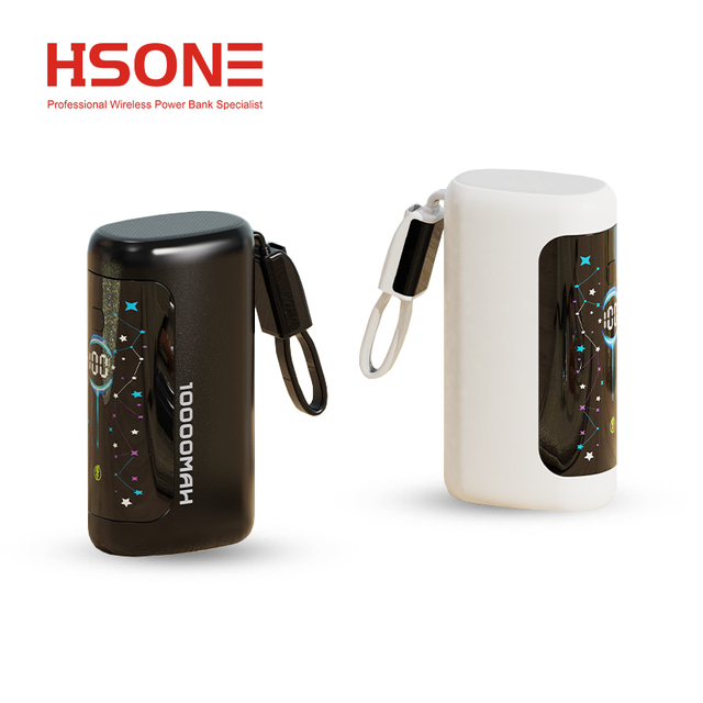 10000mAh 22.5W/20W Output Power Mini Portable Emergency Power Bank with Wireless Charging and LED Display