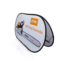 Großhandel Factory Outlets Benutzer definierte Bild Flagge Pop-up-Event Sport Banner Frame Tension Fabric Displays Zubehör