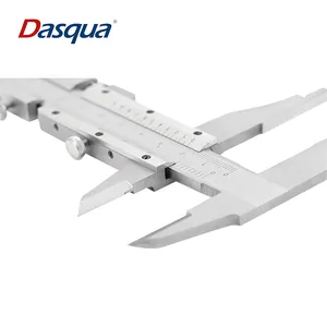 Dasqua из нержавеющей стали 0-300 мм 0-600 мм 0-1000 мм аналоговый штангенциркуль 500 мм большой размер суппорт наконечник стиль челюсти измерительный инструмент