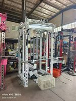 Nouvelle machine fonctionnelle intégrée de pointe avec Lat Pulldown, Low Row, Smith Cable Crosser et double colonne de poids