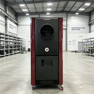 CHAOWAN Grande Stufa <span class=keywords><strong>a</strong></span> <span class=keywords><strong>Pellet</strong></span> <span class=keywords><strong>a</strong></span> Biomassa ad Aria Calda, Autoportante in Acciaio, per Ufficio, Appartamento, Parco, Hotel - Product Image 4