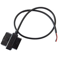 Câble Pigtail OBD Personnalisé Linkyou 60cm, Connecteur de Diagnostic Automobile Mâle-T Femelle Ouvert