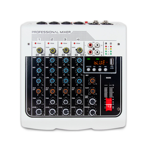 MIX400 Controlador <span class=keywords><strong>de</strong></span> DJ <span class=keywords><strong>de</strong></span> <span class=keywords><strong>6</strong></span> <span class=keywords><strong>canales</strong></span> Mezclador <span class=keywords><strong>de</strong></span> <span class=keywords><strong>sonido</strong></span> Grabación USB Computadora Retardo Repaeat Efecto Audio <span class=keywords><strong>Tarjeta</strong></span> <span class=keywords><strong>de</strong></span> <span class=keywords><strong>sonido</strong></span> y mezclador - Product Image 1