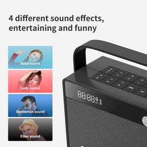 SHIDU 30W Hi-Fi Home Karaoke altoparlante acustico UHF Wireless Mic <span class=keywords><strong>amplificatore</strong></span> Bluetooth portatile telecomando per canto - Product Image 2