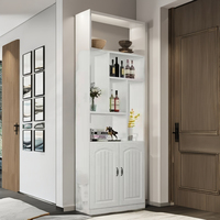 Meuble de rangement moderne en métal pour chaussures, décoration simple, pour salon, entrée, armoire à vin, cloison de séparation, écran d'entrée, meuble de couloir domestique