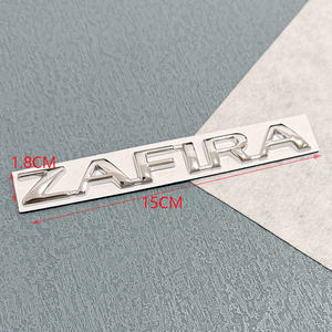 Letras Metálicas 3D para Coche, Adhesivos con Logotipo de Palabras, <span class=keywords><strong>Opel</strong></span> ZAFIRA, Emblema del Alfabeto para Maletero Trasero, Decoración, Protección de la Carrocería - Product Image 4