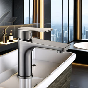 Robinet de lavabo de salle de bain en céramique de conception moderne KAWAL, robinet de lavabo en acier inoxydable 201 - Product Image 5