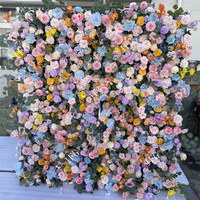 Offre Spéciale – Magnifique Mur de Fleurs en Soie Écologique 2m x 2m pour Mariage, Fête des Mères, Pâques – Utilisation Intérieure/Extérieure