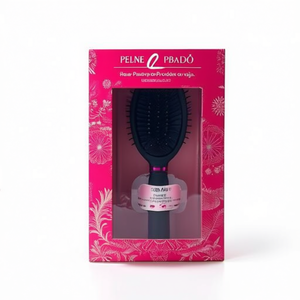 Pettine Ovale Nero con Setole Morbide, Confezione da 12 Pezzi - Product Image 1
