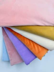 Tela de Terciopelo Elástico Minky Súper Suave de 220 g/m² y 190 cm de Ancho, 100% Poliéster, Rollos de Productos Listos para Usar, para Muebles, Juguetes, Niñas y Niños - Product Image 2