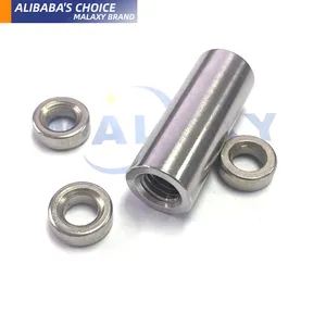 MALAXY Rod Coupler Nut Supplier Din6334 Stainless Steel Square Hexagon Round Long Studding Connector Coupling Nut M8