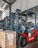 Spedizione gratuita CE certificata 1-2.5 Ton carrelli elevatori elettrici 4 ruote Mini Gabelstapler per uso officina magazzino