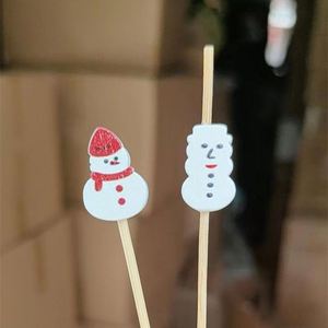 Palillos de Dientes al por Mayor para Fiestas, Diseño de Paquete Personalizado de Navidad, Decoración para Hamburguesas y Cupcakes - Product Image 4