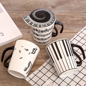Mới nhất phong cách 3D gốm âm nhạc Lưu ý Mug cho âm nhạc người chơi nhạc sĩ sáng tạo Coffe Mug Cup - Product Image 4