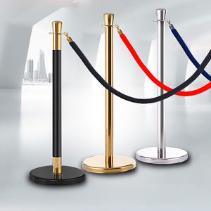 Sfera top in acciaio inox coda palo Stand Stanchion folla controllo barriera fune per bank car show Hotel Museum - Product Image 4