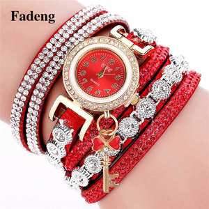 Nouvelle <span class=keywords><strong>montre</strong></span> à boucle de couleur incrustée de diamants personnalité pendentif clé <span class=keywords><strong>montre</strong></span> pour <span class=keywords><strong>femme</strong></span> <span class=keywords><strong>montre</strong></span> bracelet de mode - Product Image 5