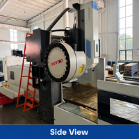 Centre d'usinage CNC à portique robuste 4220, course de 2000 mm, haute rigidité, lit en fonte HT300, 4ème et 5ème axes et tête angulaire en option
