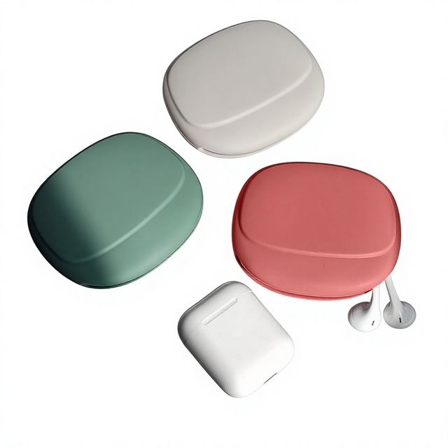 Earphone Storage Pouch Simple and Portable Coin Purse Data Cable Organizer Wired Headphone Case for Bluetooth Headphones