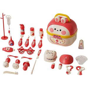 कस्टम सिम्युलेटर रोल प्ले मेडिकल डॉक्टर किट सेट प्रारंभिक शैक्षिक खिलौना एक डॉक्टर नर्स इंजेक्शन परामर्श किट देखें - Product Image 1