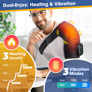 เครื่องนวด MELO Fitease MASSAGE APPARATUS OEM แบบให้ความร้อน นวดไหล่ ควบคุมเวลาได้ สายรัดนวดแขน ผลิตภัณฑ์นวดที่ดีที่สุด บรรเทาอาการปวด - Product Image 6
