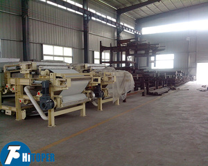Tipos DNY de sistemas de tratamiento de aguas residuales, prensa de filtro de correa, precio de prensa de correa de deshidratación de lodos. - Product Image 3