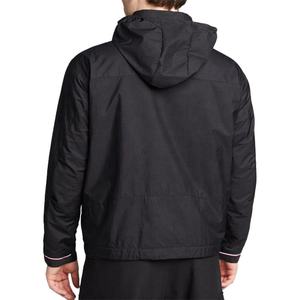 Chaqueta Cortavientos Deportiva de Nailon Informal de Moda OEM, Impermeable, con Logotipo Personalizado Estampado para Hombre - Product Image 4