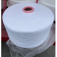 Fil recyclé à filature ouverte TC 10s/1 pour tricot et tissage, Vietnam, Ne 6/1-Ne 10s/1, 35% Coton + 65% Polyester, Facile à utiliser, 2000 kg